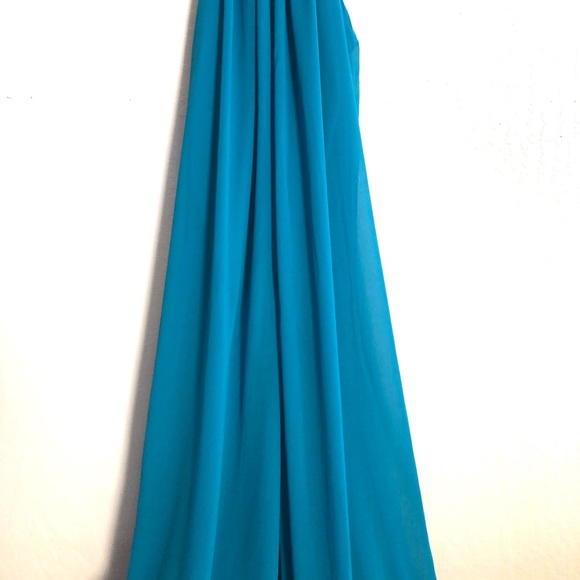 One One Six Halter Neck Palazzo Jumpsuit Teal - Picture 7 of 8